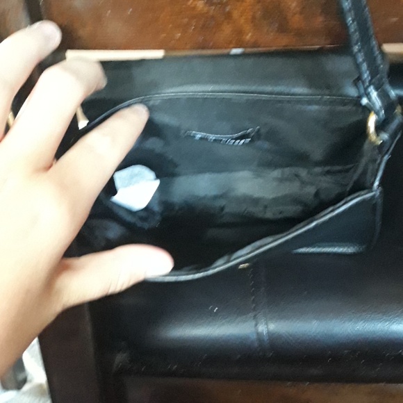 Small black leather handbag - Picture 2 of 4